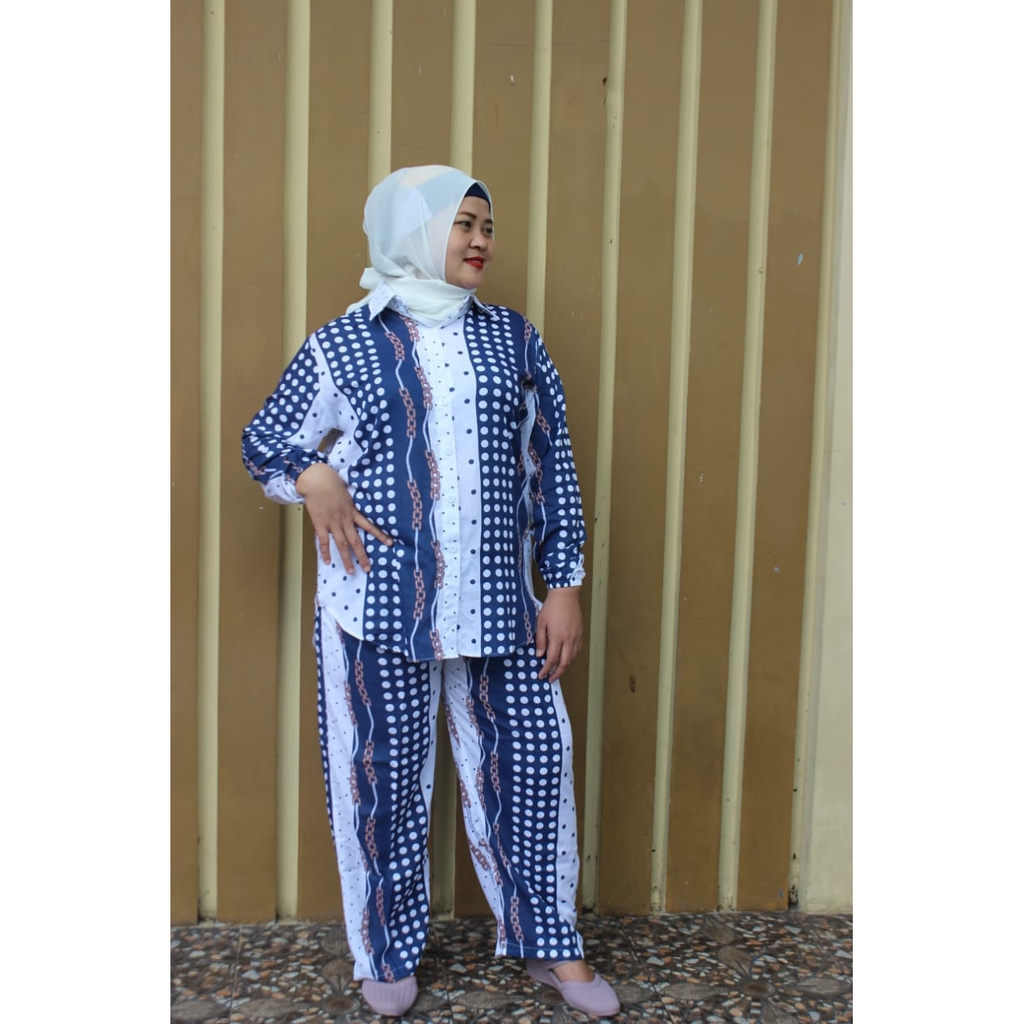 ZAHRA - Setelan Wanita Oversize PRISTY Big size