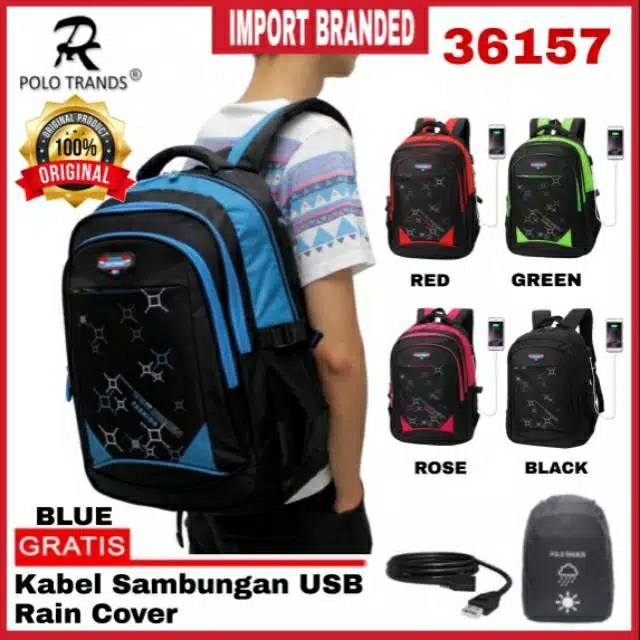 Ransel lapto/tas punggung polo trands original