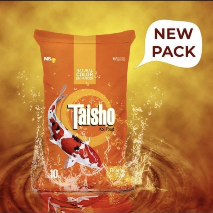 TAISHO SUPER RED 10 KG 5MM MERAH PELET MAKANAN IKAN KOI PAKAN IKAN KOI