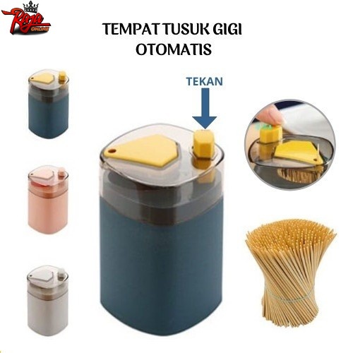 H05 - Kotak Wadah Tusuk Gigi Otomatis Toothpick Holder