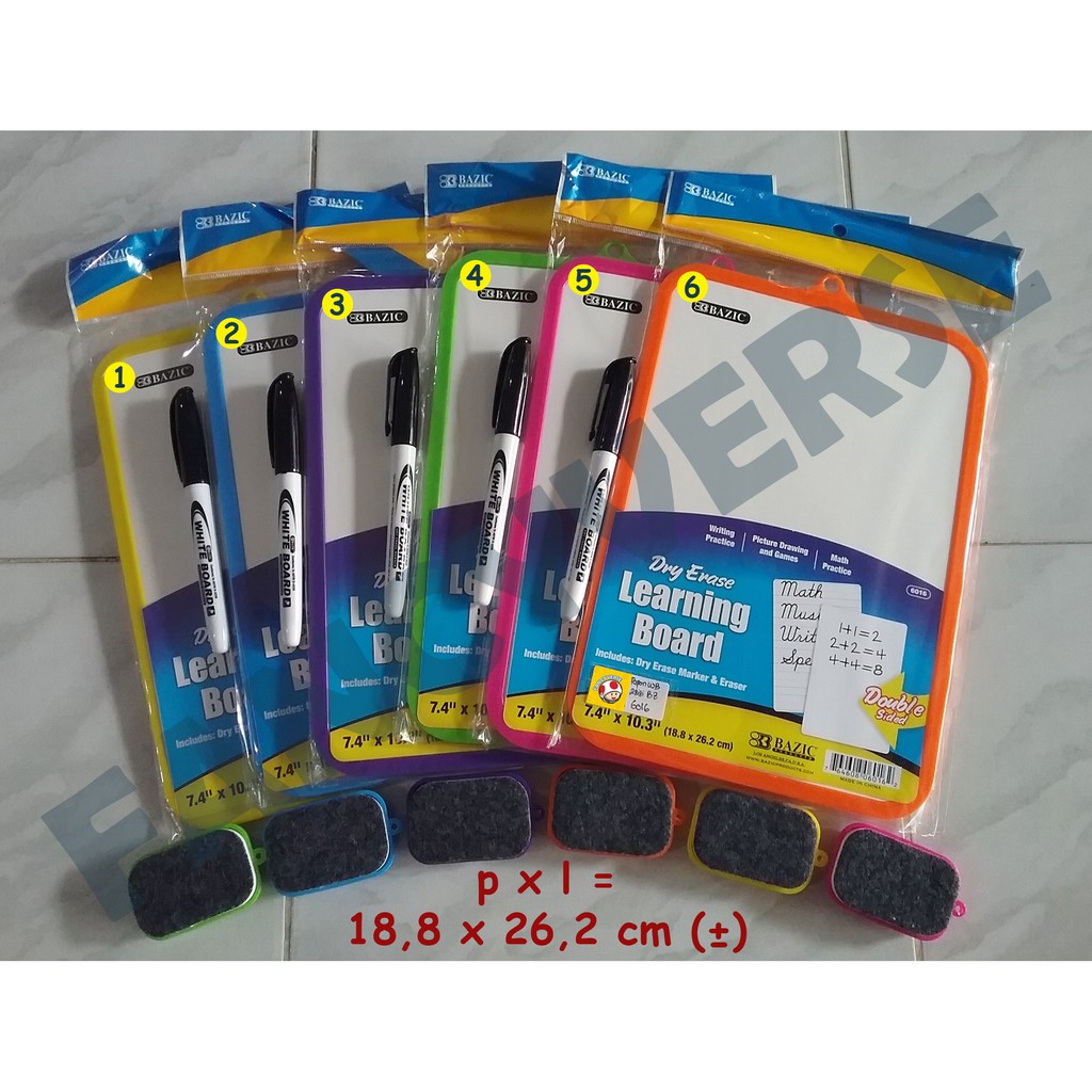 

Papan Tulis Whiteboard 2 Sisi BZ 6016