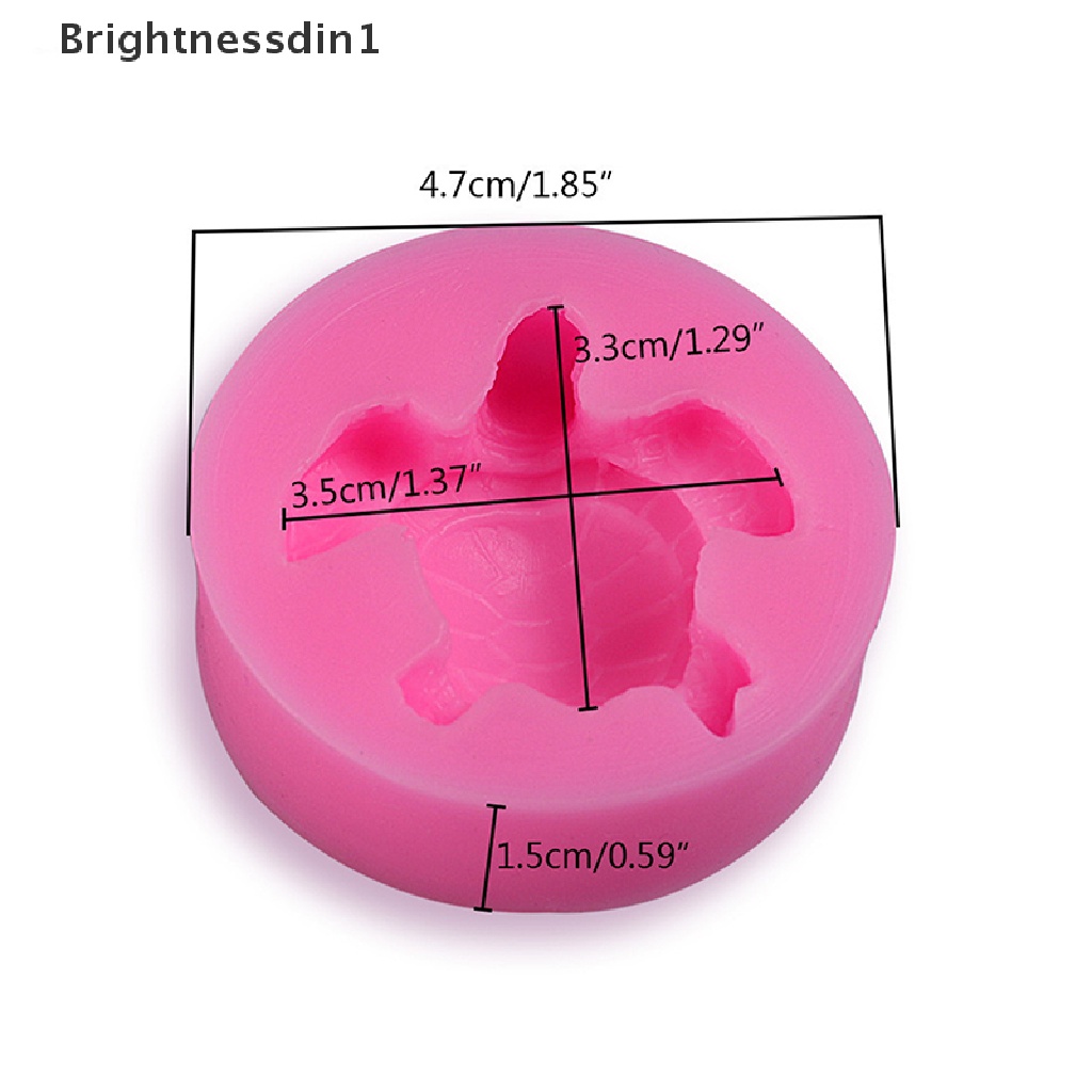 Cetakan Kue Bentuk Kura-Kura Laut Bahan Silikon 1 In 1 Untuk Dekorasi