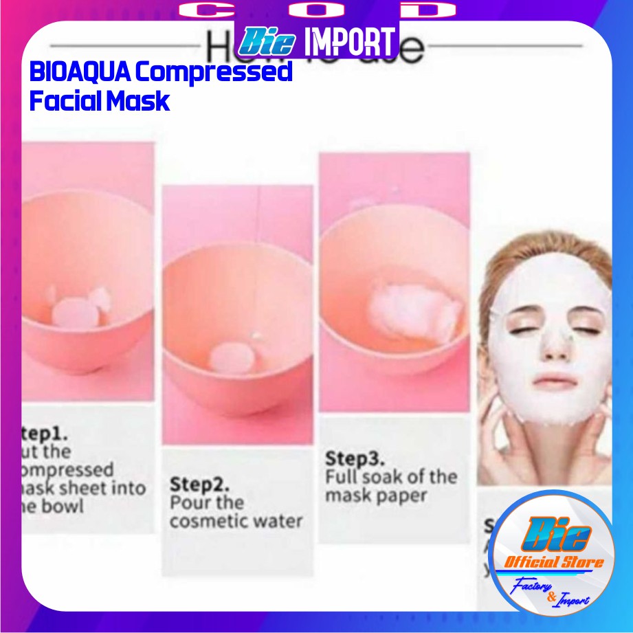 Masker Tisu Wajah / Paper Mask / Tablet Mask Impor