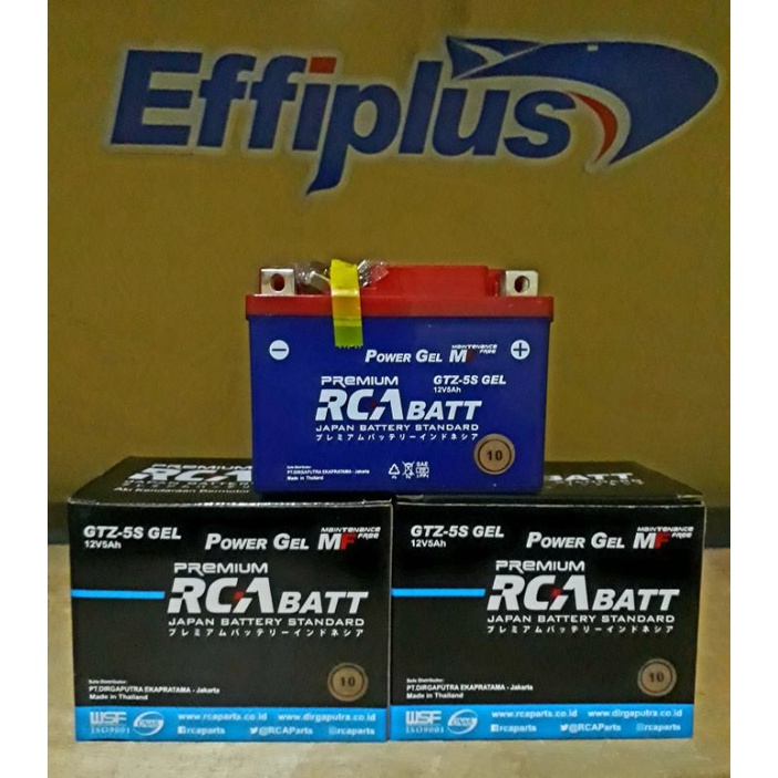 Aki Motor Racing RCA BATT GTZGS GEL