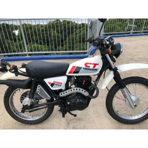 Sticker Decal Tempelan Honda CT 200 1985 Grey Hatesix