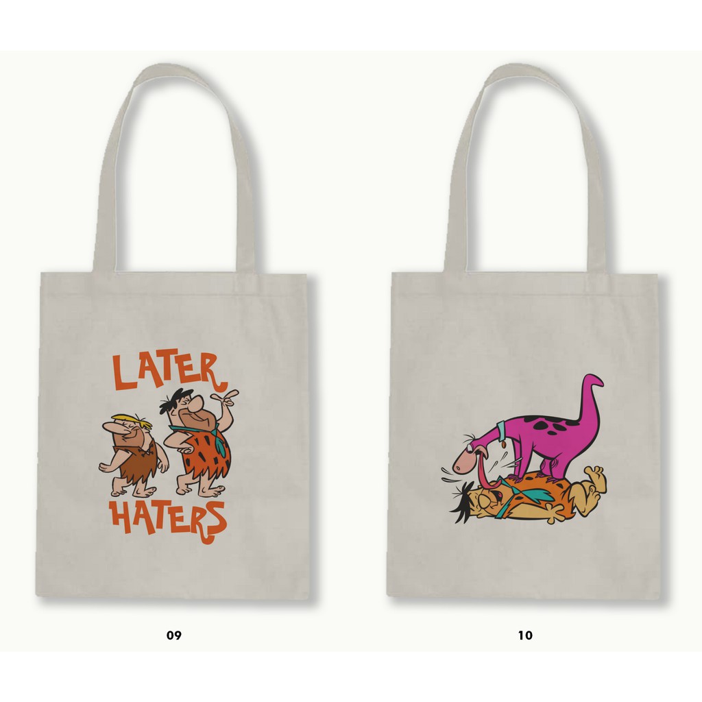 TOTE BAG BLACU - THE FLINTSTONES