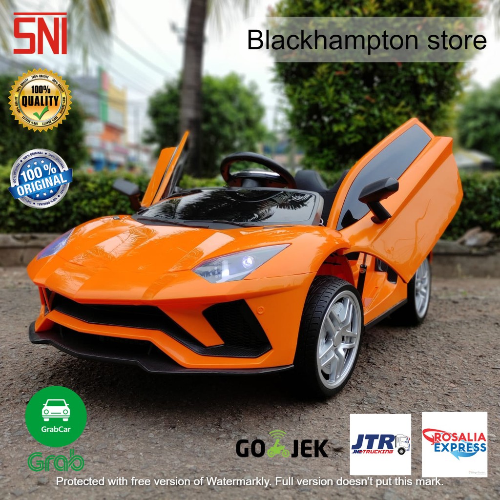 Mobil aki mainan anak. LAMBORGHINI AVENTADOR