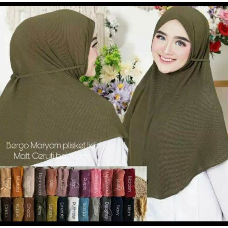 HIJAB INSTAN PLISKET TALI BELAKANG