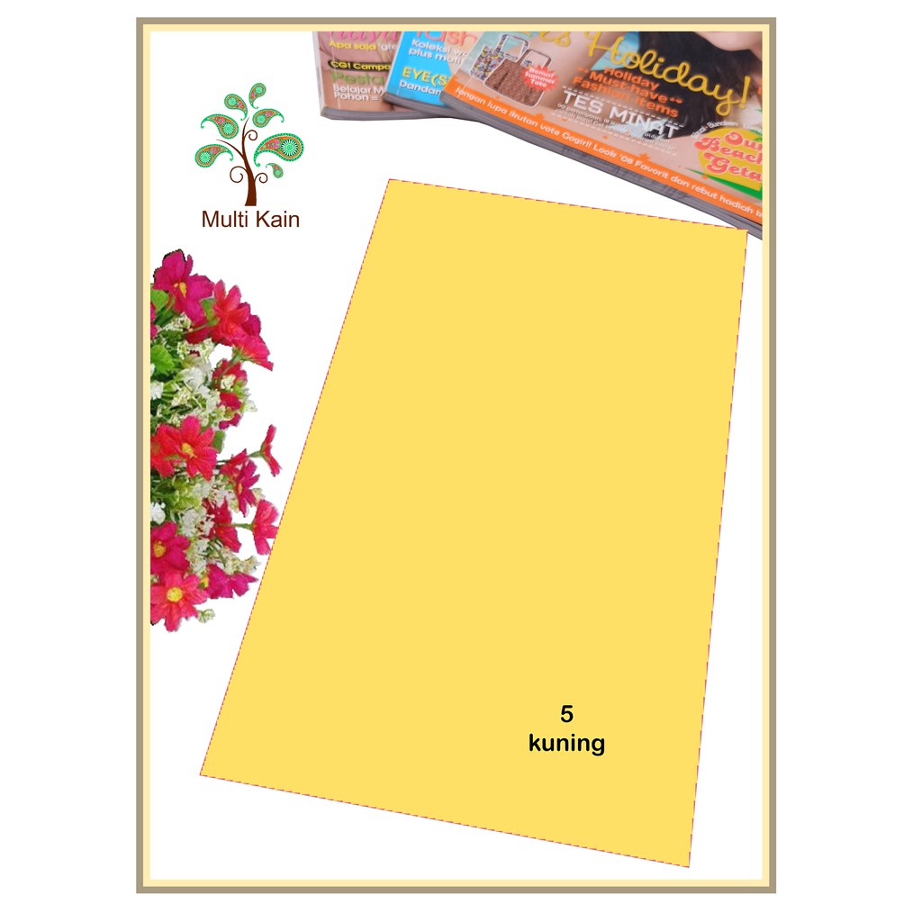 Bahan multi Kain Rayon Uniqlo mukena Meteran dan Grosir Quality Super-5 kuning