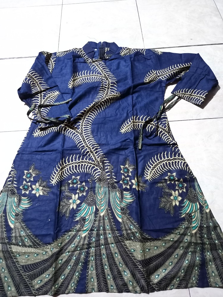 Maura Couple - Sania Ruffle Batik Couple Ori Ndoro Jowi Garansi Termurah Shopee - Batik Modern Solo