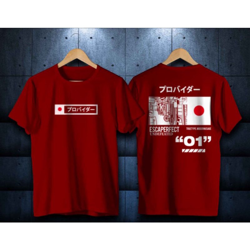 COD ( bisa bayar kaosnya setelah barang sampai)/kaos pria dan wanita lengan pendek SAMURAI,BENDERA J