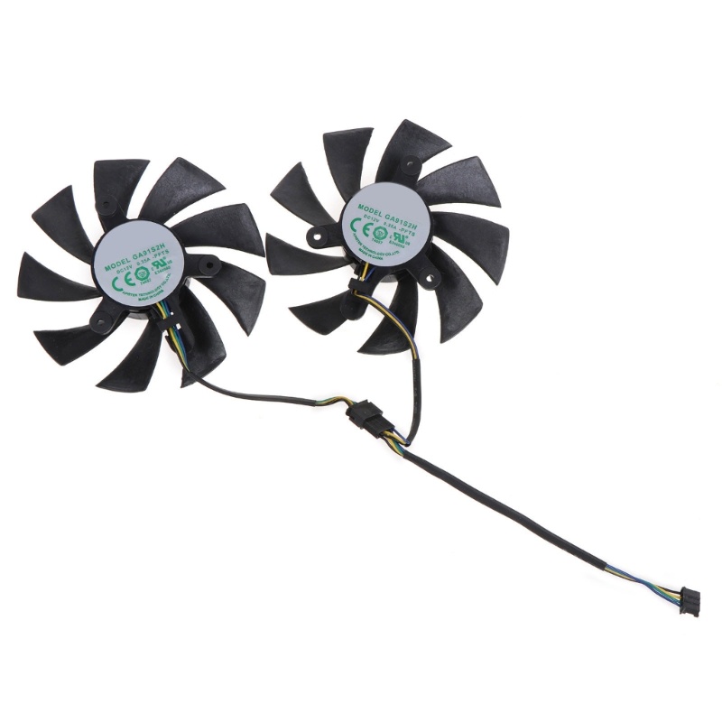 Bt 2buah 87mm GA92A2H 4Pin Kartu Grafis Kipas Pendingin Untuk Zotac GeForce Rtx2070Super Mini 8GB ZT-T20710E-10M VGA Coo