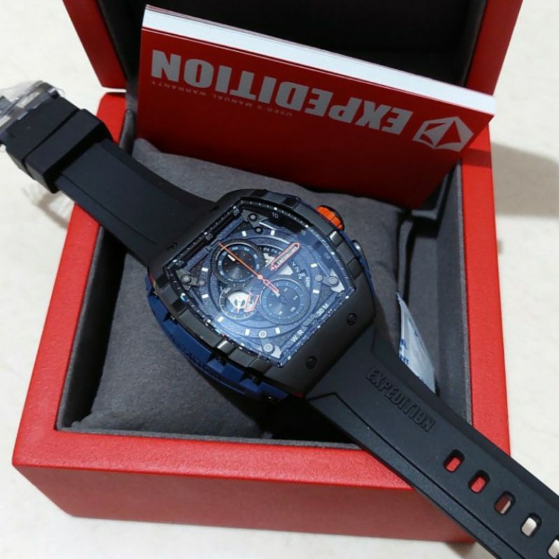 SPECIAL Jam Tangan Pria Expedition EXP E 6782 e6782 6782m 6782mc 6782mcr MC MCR Black Navy Blue Navy