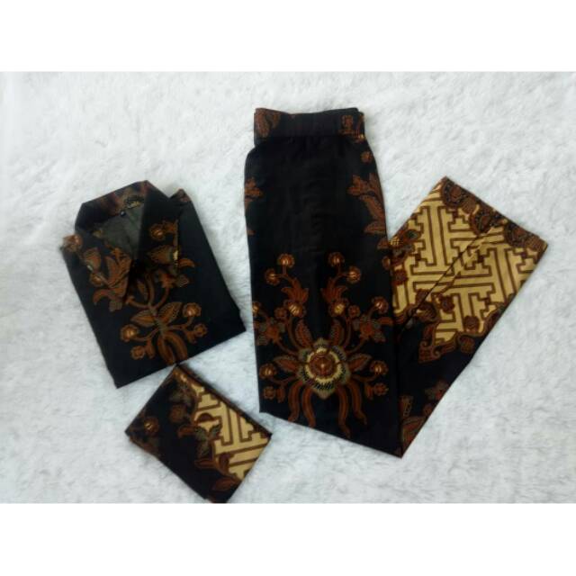 Batik SET [KEMEJA +ROK +SELENDANG] ATASAN BATIK | BAWAHAN BATIK | SETELAN BATIK MODERN TERBARU 2023