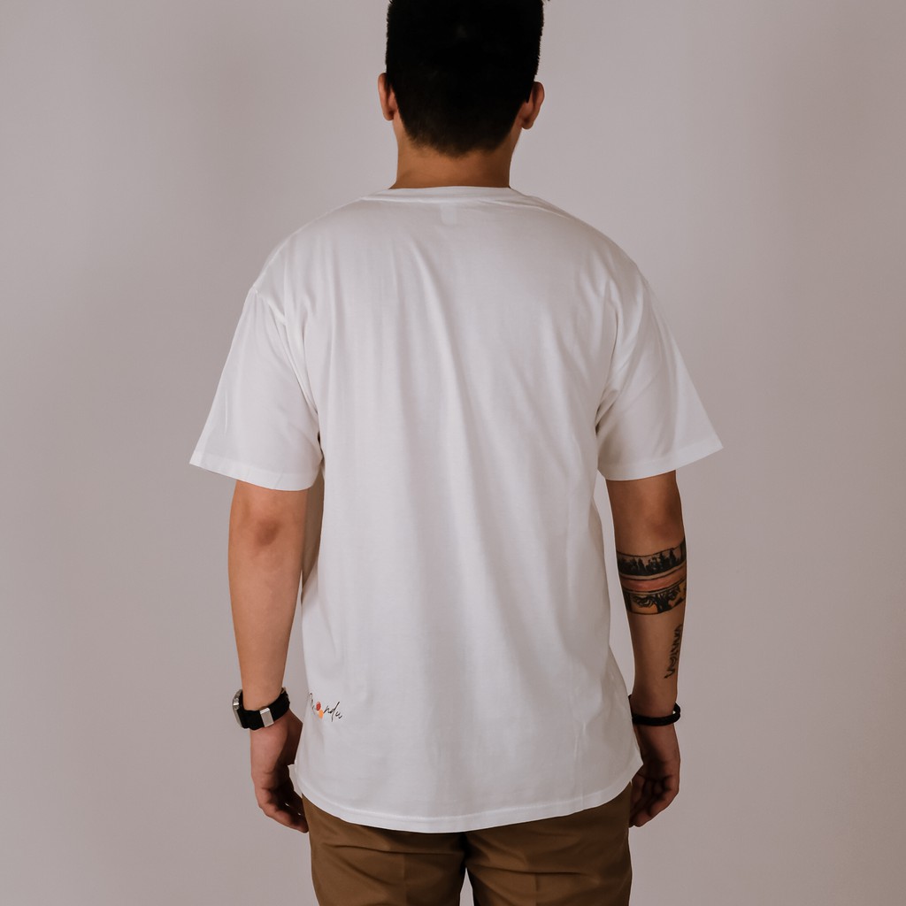 Theatre Blues x Goondu Special T-Shirt Unisex - ALWAYS RIGHT - WHITE Limited Promotions