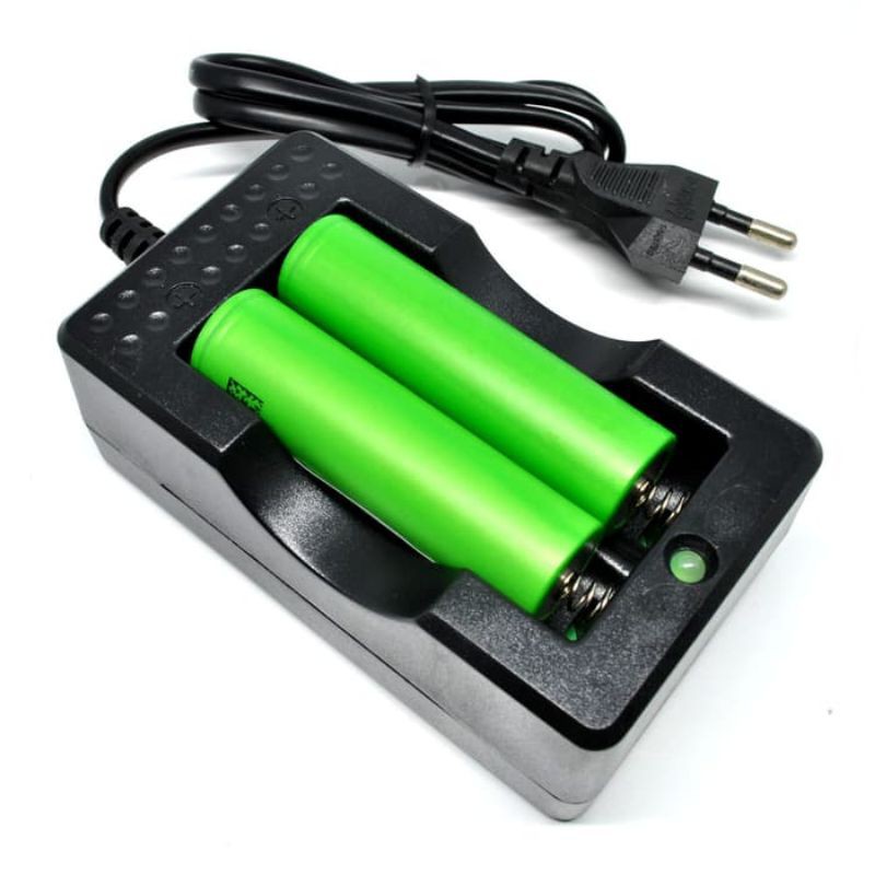 Charger Baterai 18650 2Slot 2 Slot Charger Vape Vapor Battery