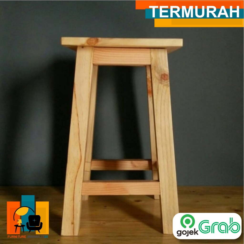Kursi Kayu Jati Belanda | Kursi Kayu Kecil  Tinggi 50cm | Kursi Custom | Kursi Kayu Minimalis | Kurs