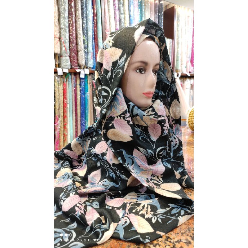 Kain Voal Soft Monalisa Hitam