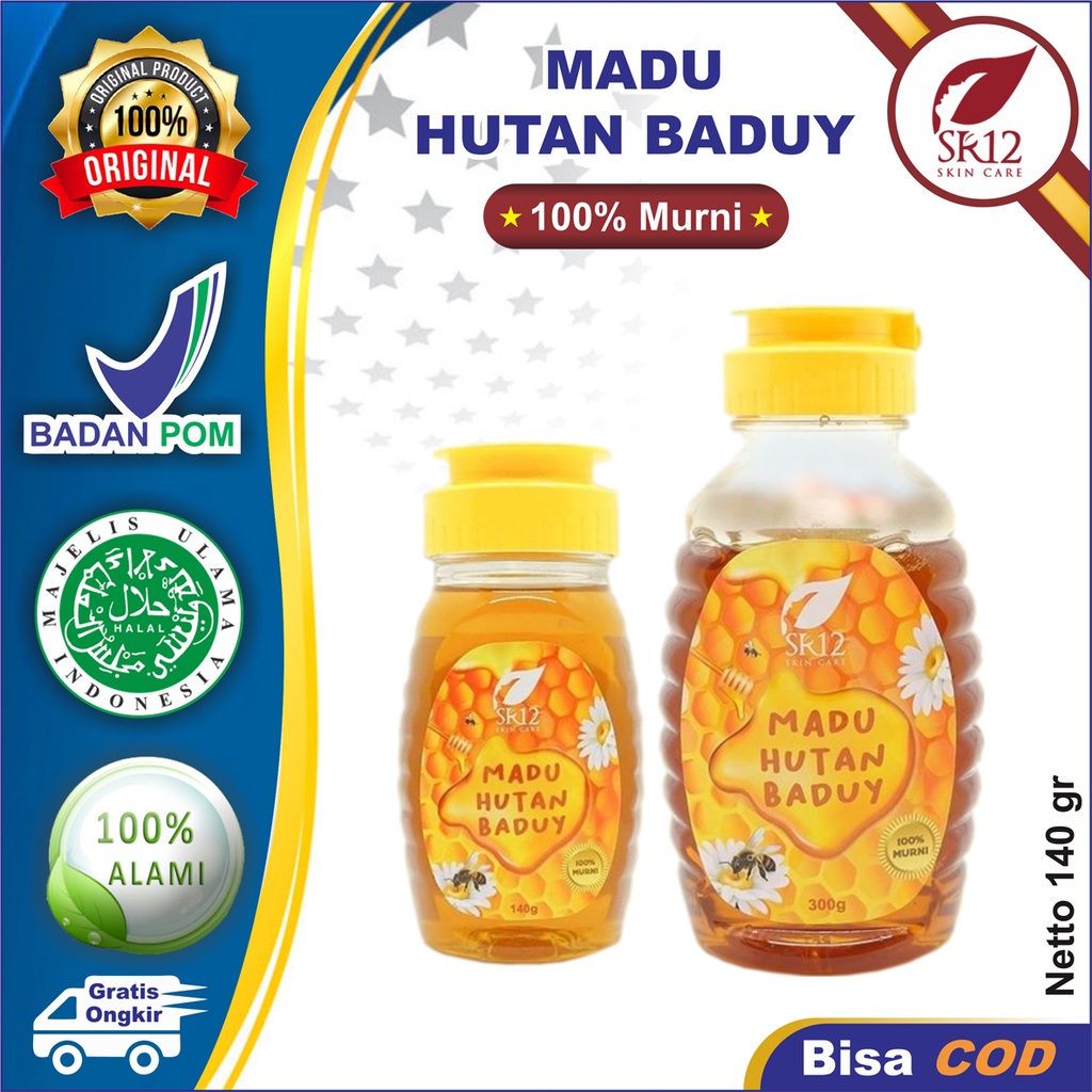 

Madu Hutan Baduy SR12 | Madu Asli Netto 140 gram | Menjaga Daya Tahan Tubuh | Madu SR12 Herbal