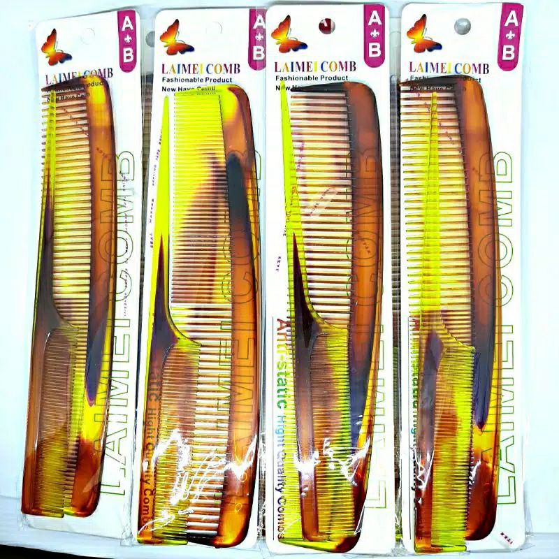 sisir set tulang bening isi 6 set korea