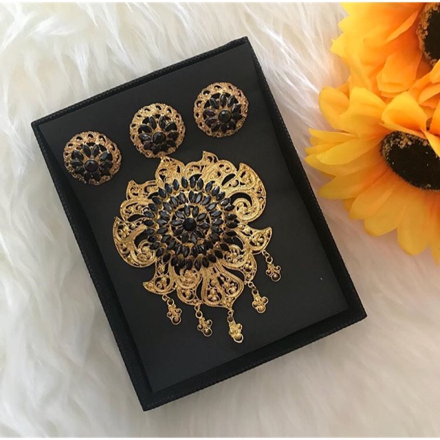 GIWANG BALI ALPAKA SET PERHIASAN