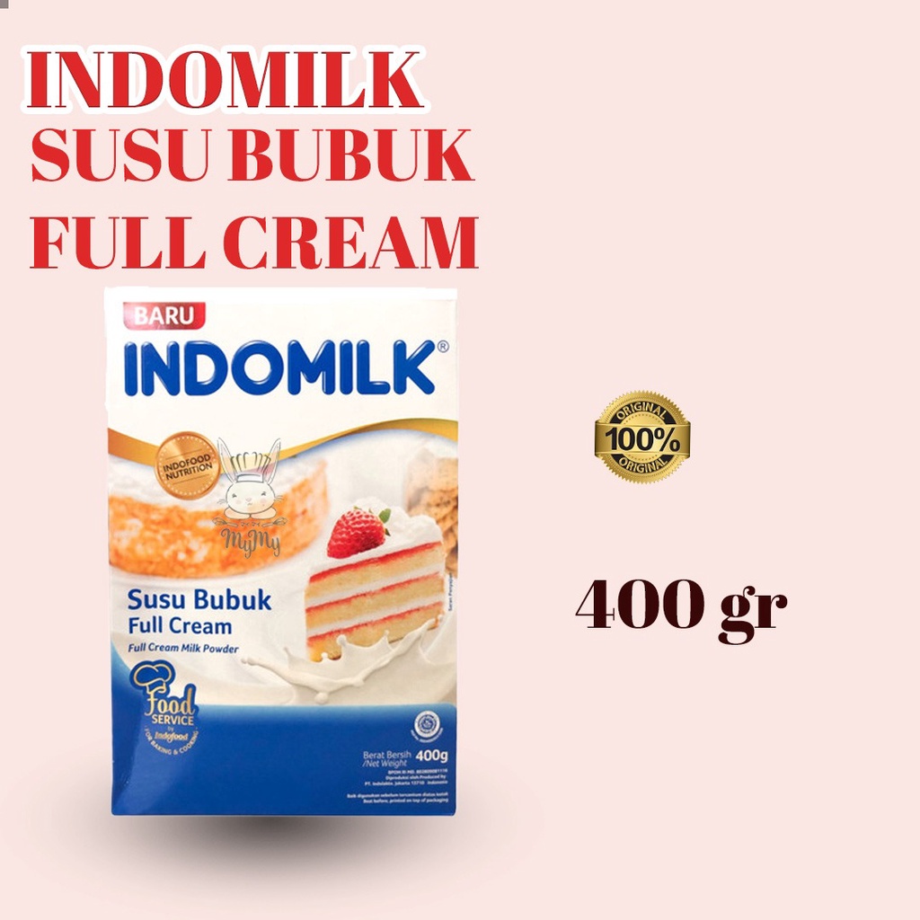 

Indomilk Susu Bubuk Full Cream 400 Gr