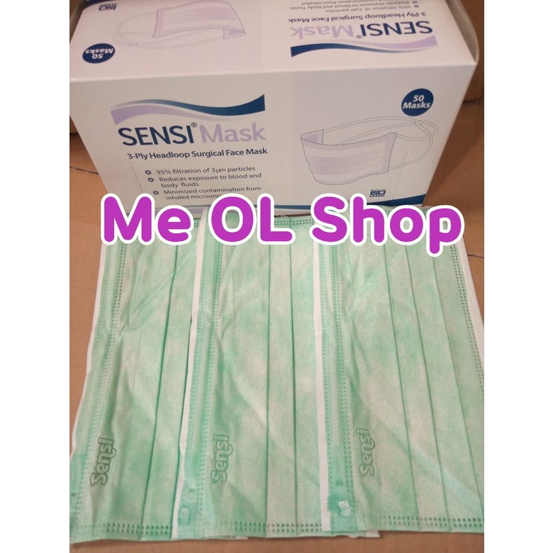 MASKER SENSI HEADLOOP HIJAB ISI 50 PCS