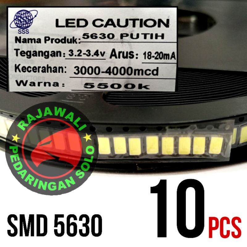 LED SMD 5630 PUTIH 10pcs
