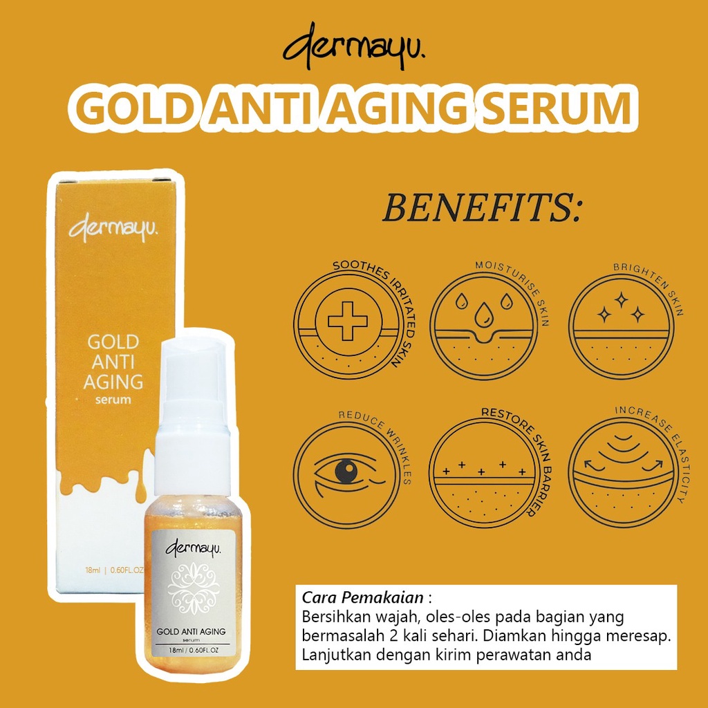 ( SALE EXP. JAN 2025 ) DERMAYU  SERUM GOLD ANTI AGING