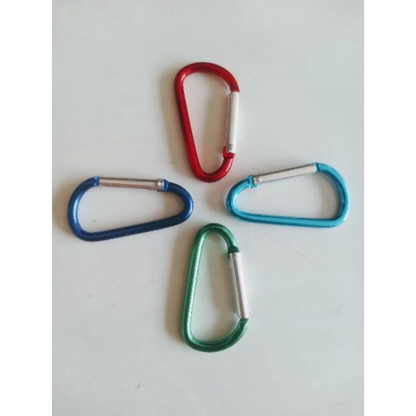 Carabiner Gantungan Kunci Alloy 5Cm No Hiking