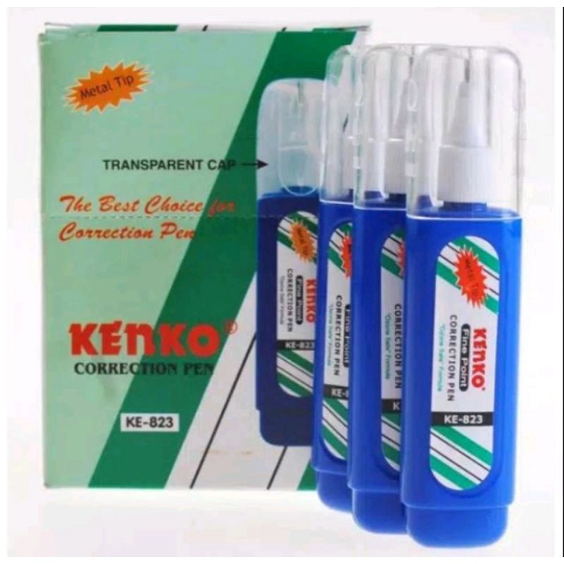 

Tipe X / Tip EX / Correction Pen / Pulpen / Pena Kenko KE-823 (12pcs)