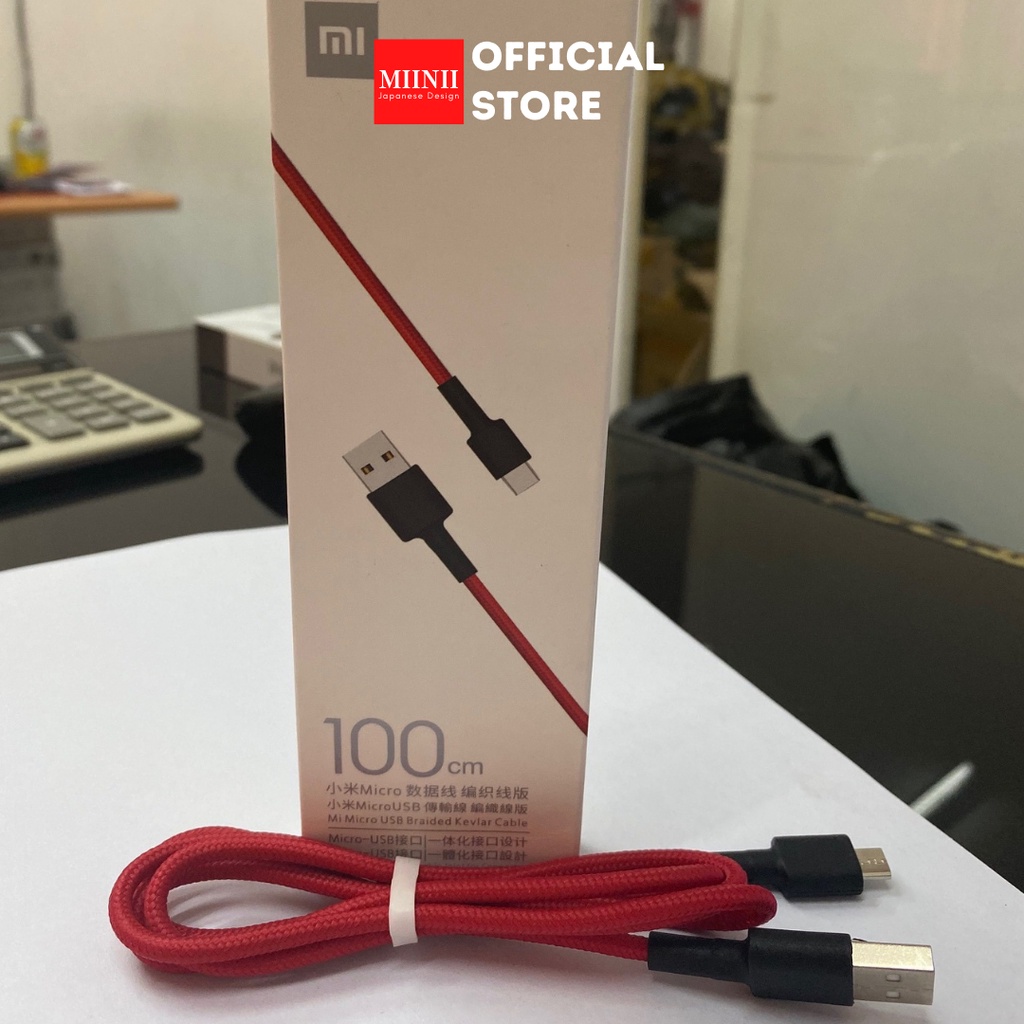 MIINII Model Terbaru Kabel Data Xiaomi Original 100 % 2A Micro USB +PACKING