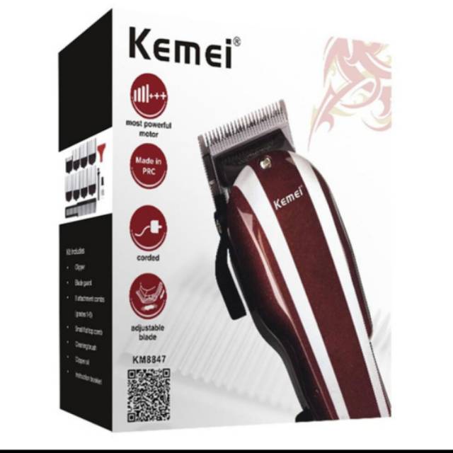 Kemei KM-8847 Mesin Cukur Rambut Electrik Hair Clipper