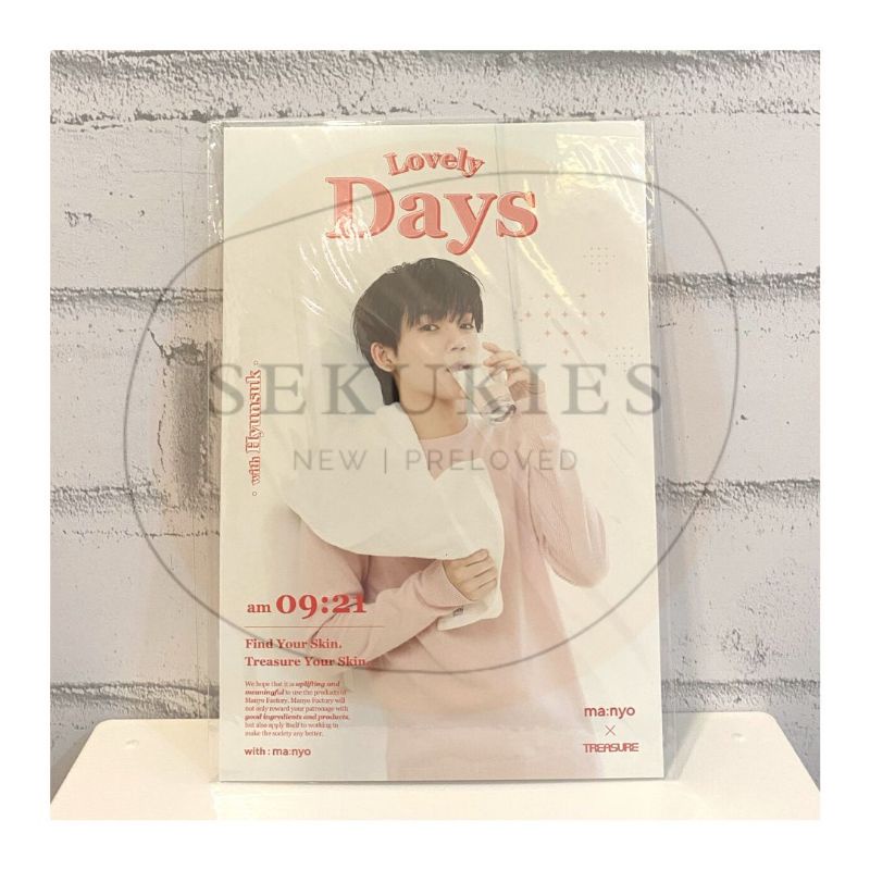 TREASURE x Manyo Factory Postcard Lovely Days Hyunsuk PC lovely days