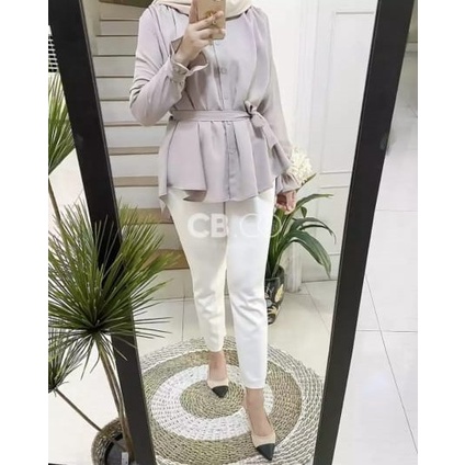 MIRA BLOUSE / BLOUSE WANITA / ATASAN WANITA / BLOUSE MOCREPE