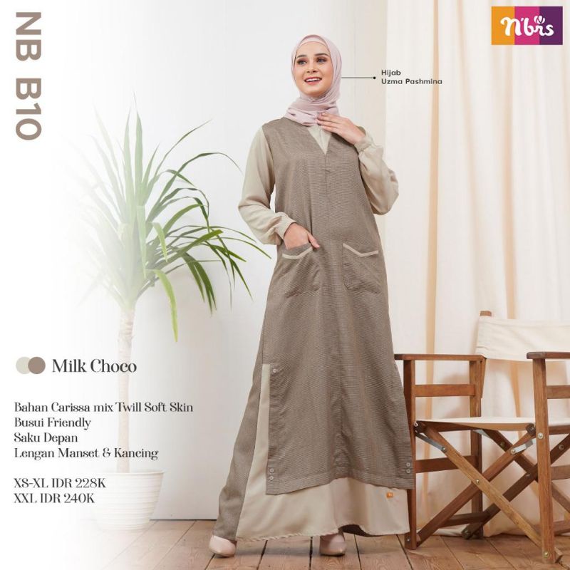 NIBRAS NB B10 terracotta n milkchoco