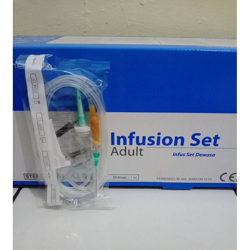 Infuset GEA dewasa/ set infus GEA Makro per BOX