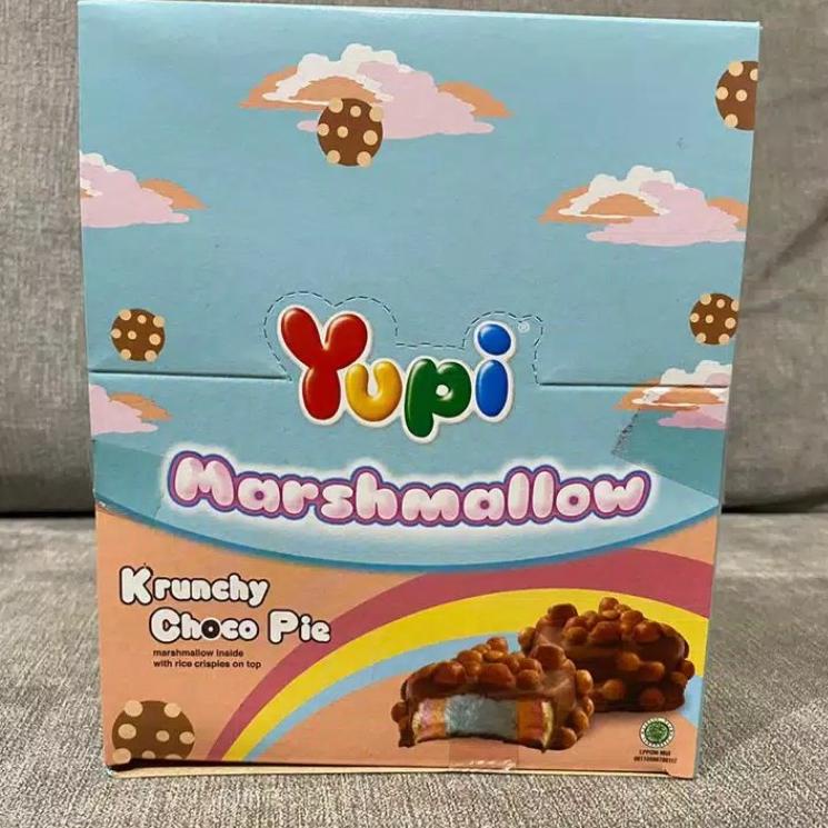 

Diskon Yupi Marshmallow Krunchy Choco Pie 1 box isi 24 pcs 7WS