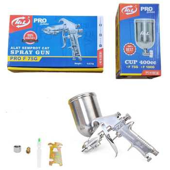 HL Pro F75G Spray Gun Cup 400cc Alat Semprot Cat Tabung Atas sepet alat cat motor mobil murah