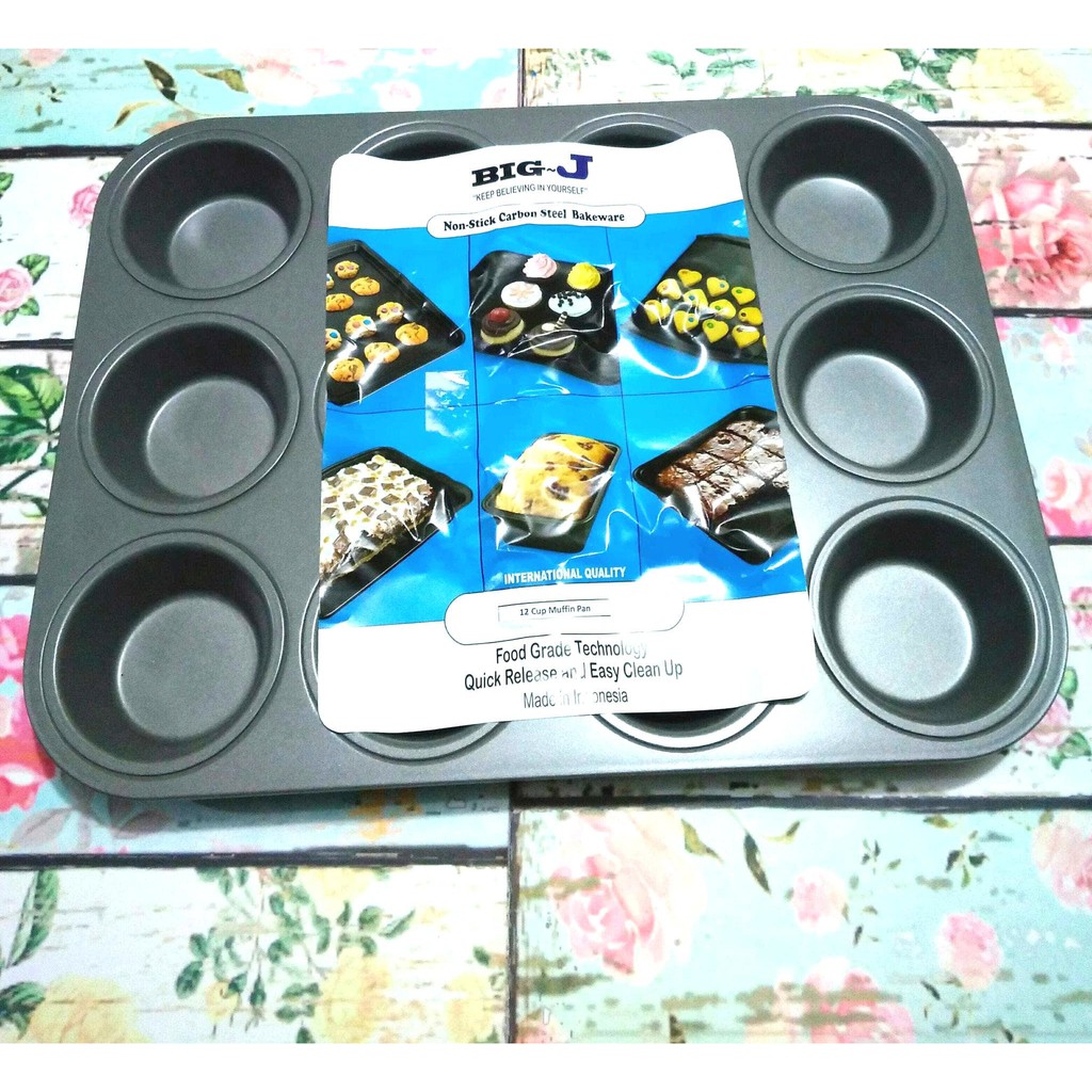 Loyang Roti Cake 12 Lubang anti lengket bahan teflon kualitas bagus