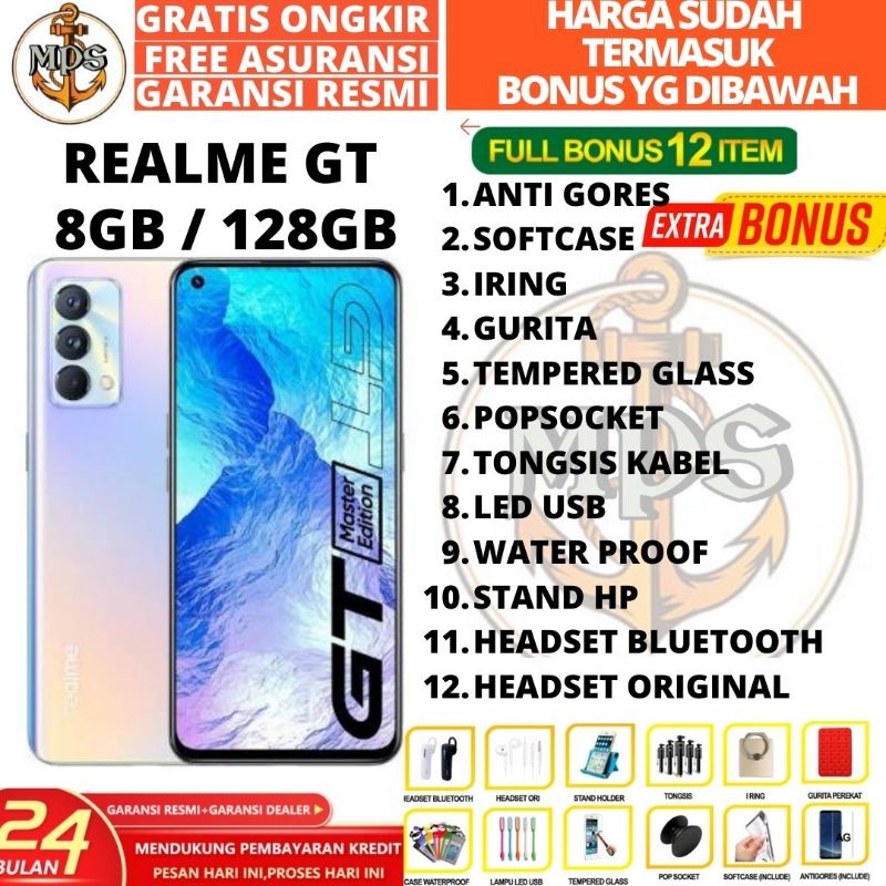 REALME GT 8/128 RAM 8G  ROM 128GB GARANSI RESMI