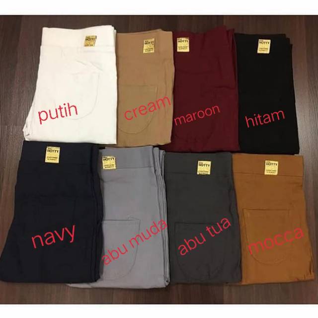 CELANA MISS HOTTY READY 4WARNA PILIHAN SIZE S,M,L,XL SAMPAI JUMBO