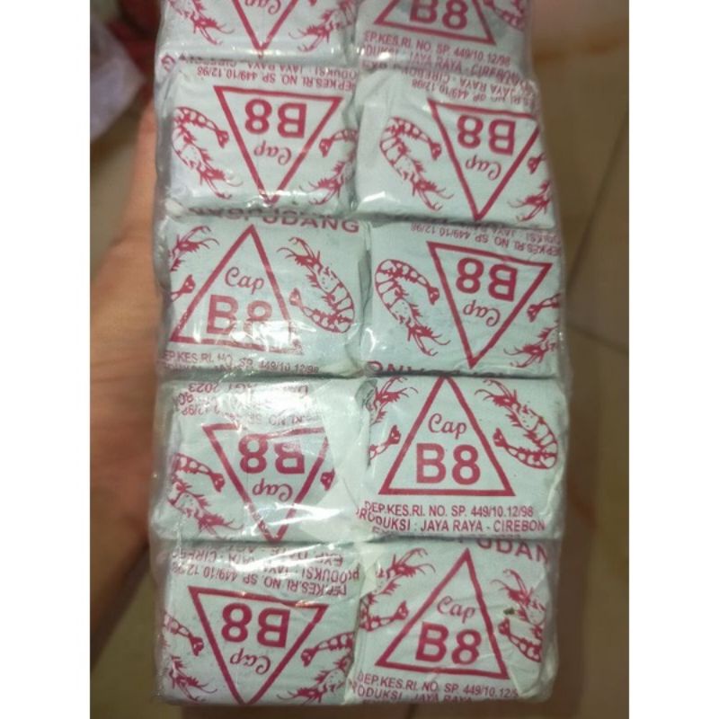

Terasi Udang B8 Khas Kota Cirebon Isi 10 Pcs Kemasan 130 Gram