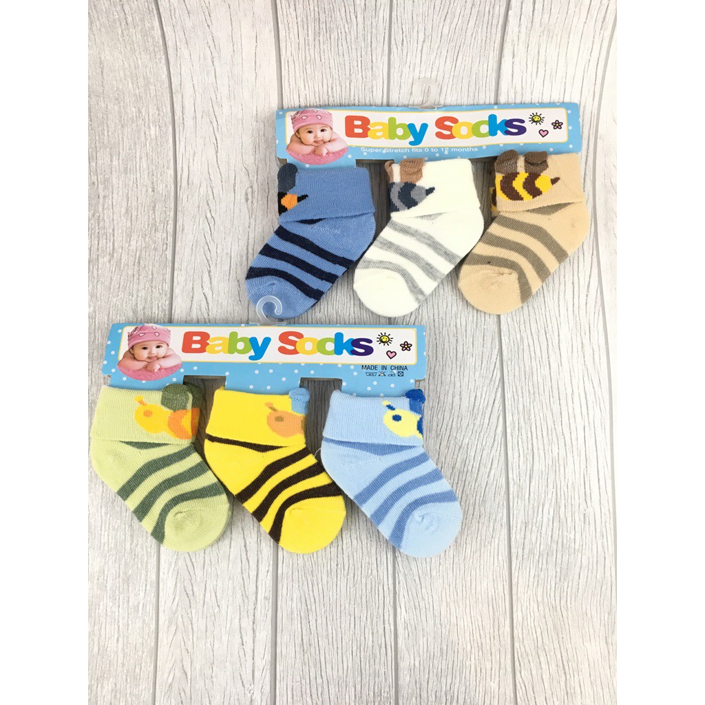 Kaos Kaki Anak Bayi Import Murah Motif Lebah K 0006 Shopee Indonesia