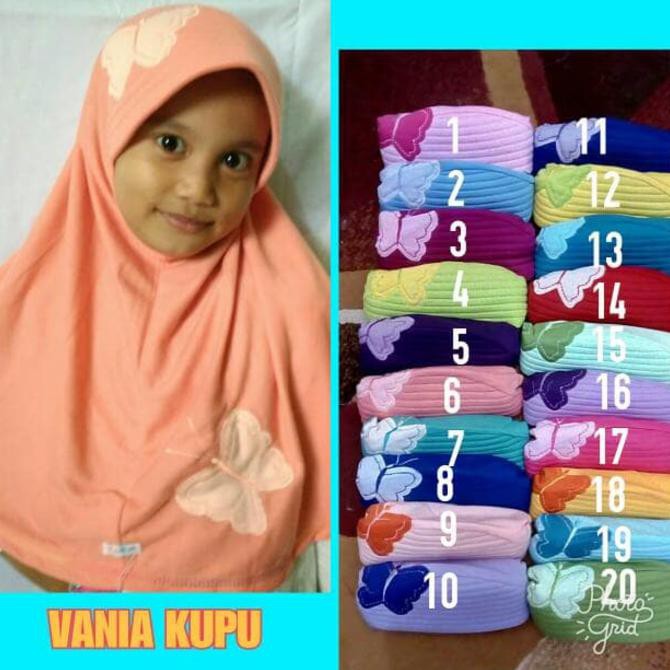TERLARIS Jilbab anak merk vania fahira /bergo sekolah sd ○