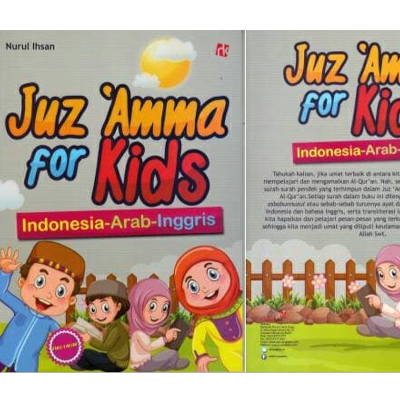 JUZ AMMA FOR KIDS : INDONESIA - ARAB - INGGRIS (FULL COLOR)