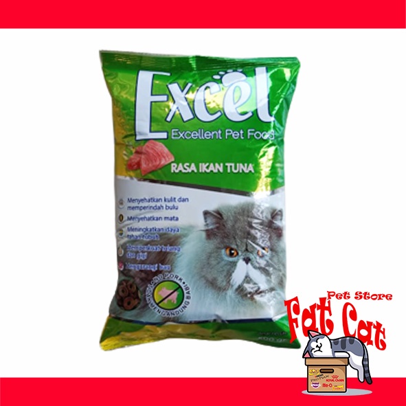 Makanan kucing EXCEL makanan kucing kering 500 Gram