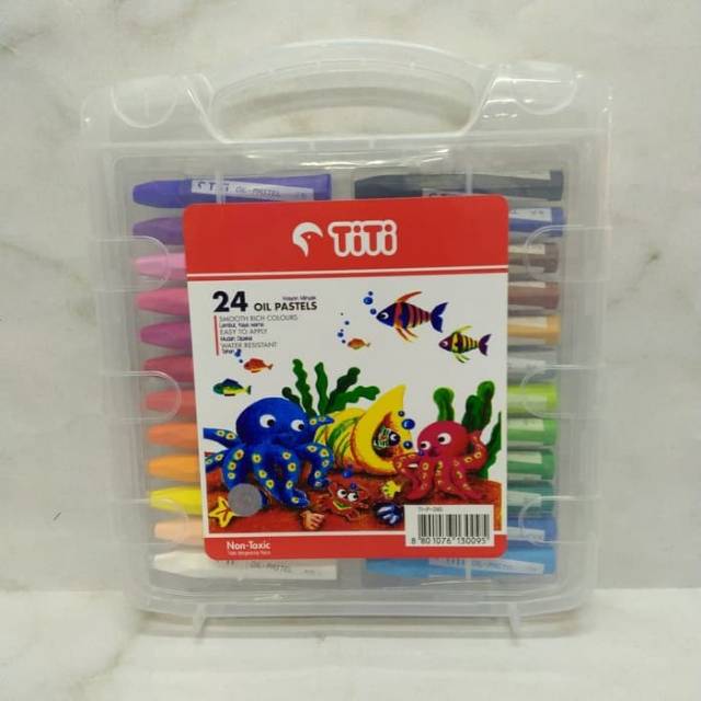 

Crayon/Krayon/Oil Pastel Titi 24 Warna