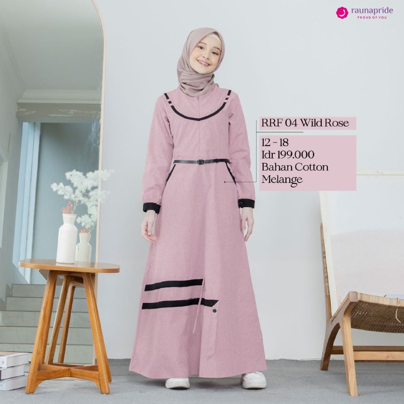 Rauna Sarimbit Keluarga / SR-04 Wild Rose / Fashion Muslim