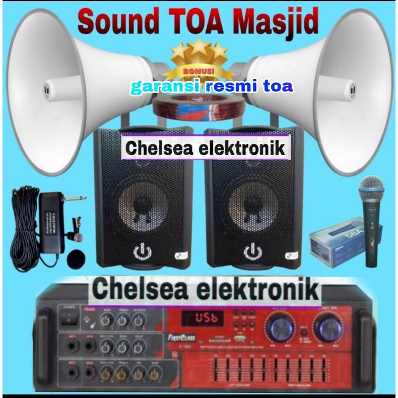 PAKET SOUND SYSTEM TOA MESJID MUSHOLA MAJELIS TAKLIM GARANSI RESMI